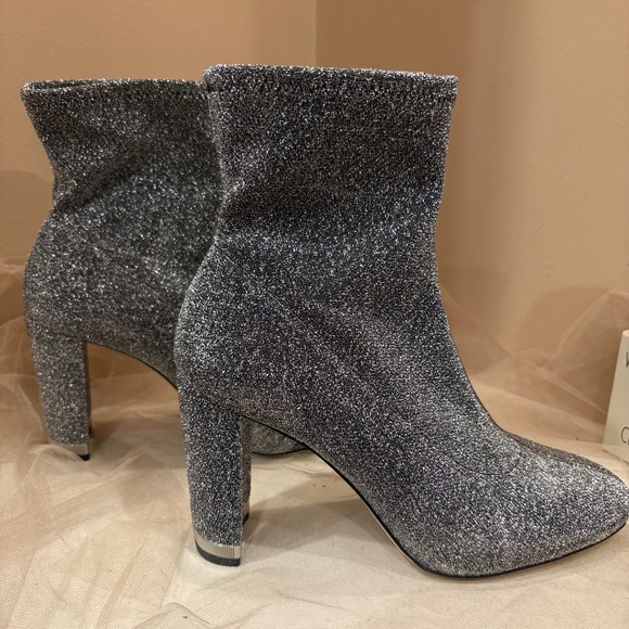 Michael Kors Silver Metallic Bootie, sz 11 (10) - Picture 3 of 10
